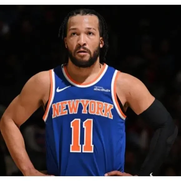 Jalen Brunson-Nike-Knicks-Jersey-New Condition-Blue-XL-$95 - Picture 4 of 9